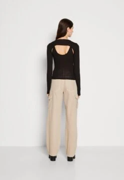 Noisy May Nmtokyo Cut Out - T-Shirt À Manches Longues - Black -Noisy May b5851aba5e2d46c2a21906d7712363c7