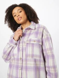 Noisy May Vestes De Mi-saison Veste Mi-saison Femme Blanc Cassé -Noisy May b889cb4a7fb9b4a72d9bea4b101090a5