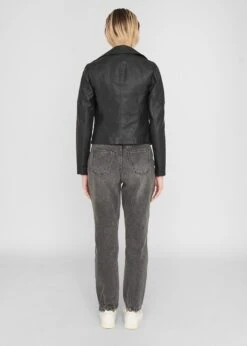 Noisy May Vestes En Cuir Veste Mi-saison Rebel Femme Noir -Noisy May b8ff74131c2e14e501a8923b765a5ee3