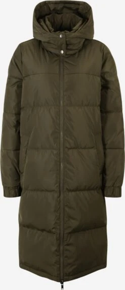 Noisy May Manteaux Dhiver Manteau D’hiver CELIA Femme Vert Foncé