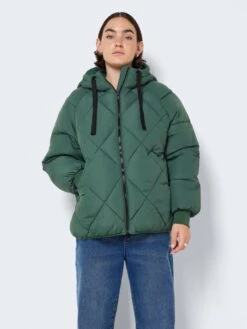 Noisy May Vestes Dhiver Veste D’hiver CANON Femme Vert -Noisy May bf07f9163d720584184dd1a7d15e3917