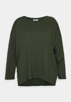 Nmmathilde O Neck High Low Curve - T-Shirt À Manches Longues - Kombu Green -Noisy May bf99437313284e7c903fe93e24c62ca6