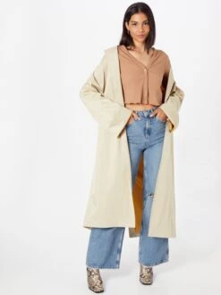 Noisy May Gilets Cardigan DRAKEY Femme Beige Clair -Noisy May c3ecb73f31ab0117ee0d95f11ce49896