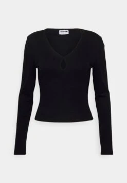 Noisy May Nmmaya Vneck Keyhole - T-Shirt À Manches Longues - Black -Noisy May c6c32ec734cc4376a3fe5468ec9a940c