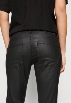 Noisy May Nmallie Skinny Coated Pant - Pantalon Classique - Black -Noisy May c7fcbb1de17e46b9980b9743e729b350