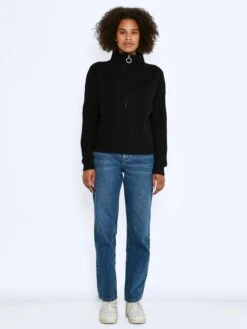 Noisy May Pulls à Col Roulé Pull-over New Alice Femme Noir -Noisy May cf5f82b48595c76a1ad7a00394bb144e