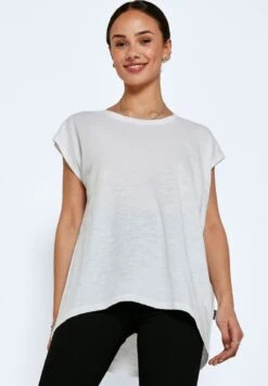 Noisy May Loose Long - T-Shirt Basique - Bright White -Noisy May cf8318e9cac04a939a4a7ad6687c8835