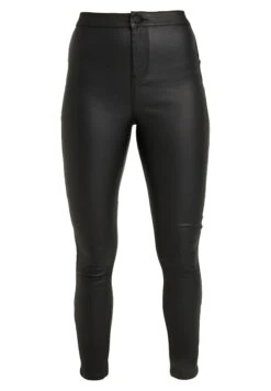 Noisy May Petite Nmella Super Coated Pants - Pantalon Classique - Black -Noisy May cfc4d0b769df4452b420cfc417af5e70