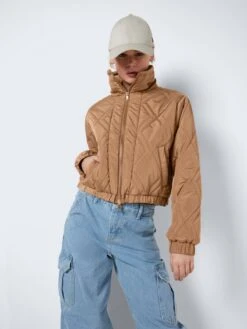 Noisy May Vestes De Mi-saison Veste Mi-saison Ziggy Femme Noisette -Noisy May d0b87d1c8aba944a69bb0110cfa6776f