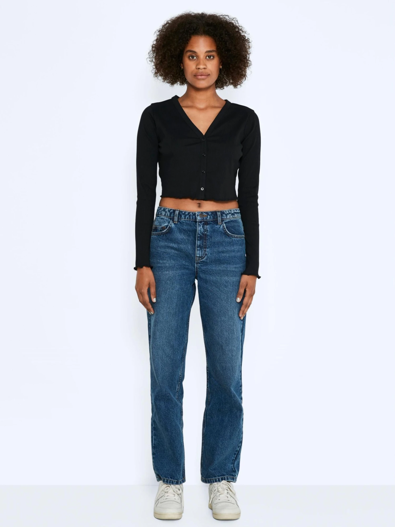 Noisy May Gilets Cardigan Drakey Femme Noir 3 Noisy May Gilets Cardigan Drakey Femme Noir – Image 3