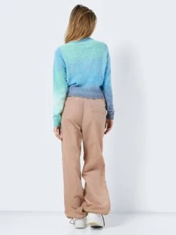 Noisy May Pulls Maille Fine Pull-over Rita Femme Bleu -Noisy May d4223e36cd0fb93a1f0e1574f2b3c9ac