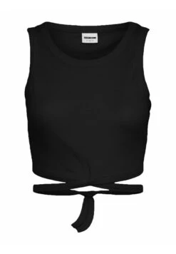 Noisy May Nmmaya Tie Front - Débardeur - Black
