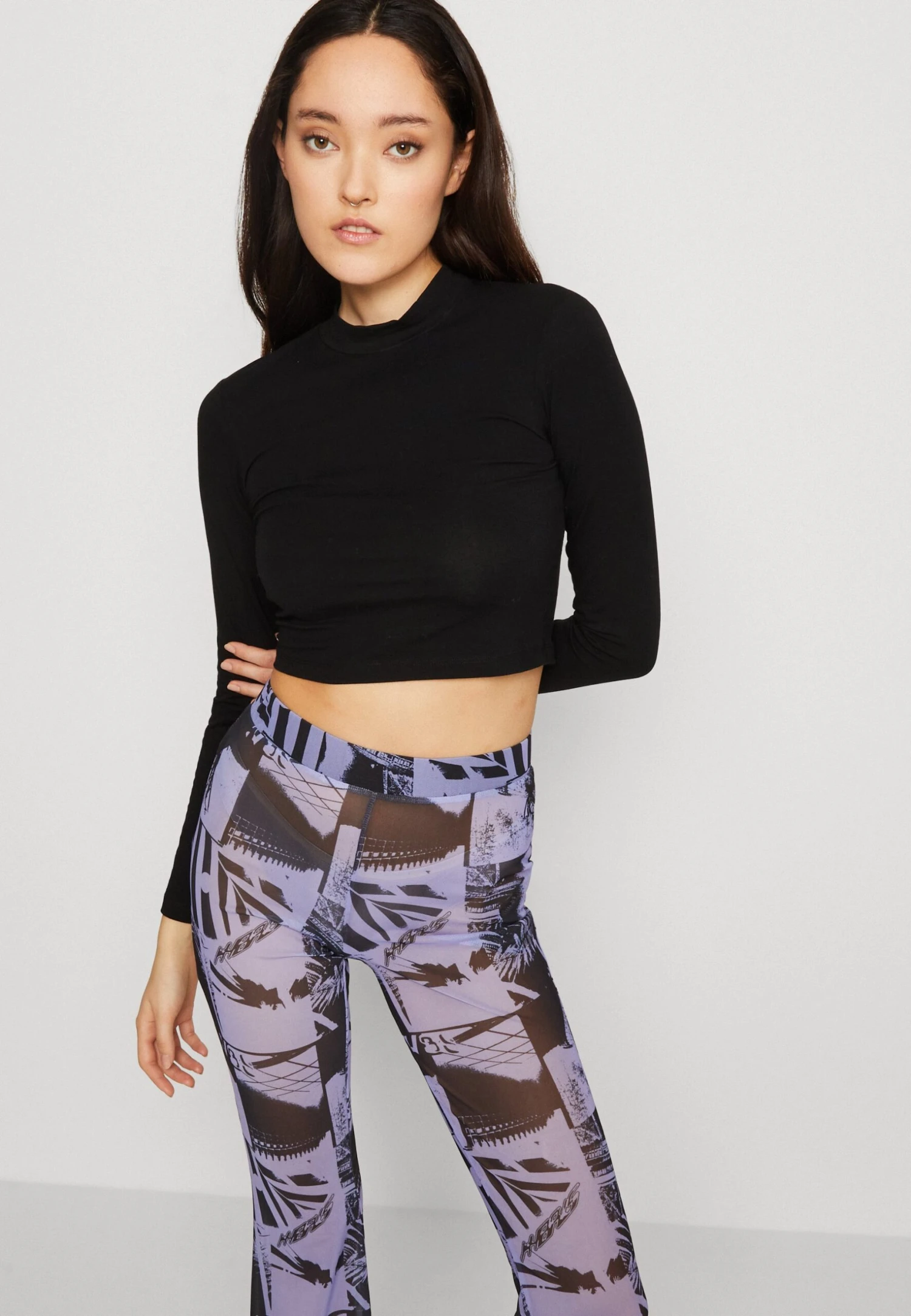 Noisy May Nmcarrie High Waist - Legging - Jacaranda 4 Noisy May Nmcarrie High Waist - Legging - Jacaranda – Image 4