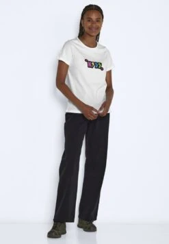 Noisy May T-Shirt Imprimé - Bright White