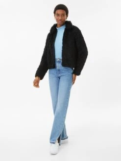 Noisy May Vestes De Mi-saison Veste Mi-saison JUNE Femme Noir -Noisy May e85aed99e42d83609516d82bf93dc26e