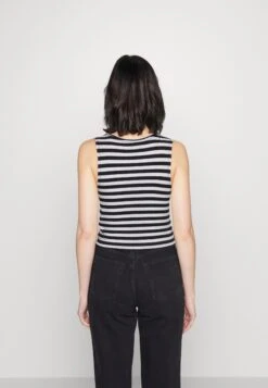 Noisy May Nmtwiggi Noos - Débardeur - Black/White -Noisy May e9a9c358b37b46438aa0173ee369e5db