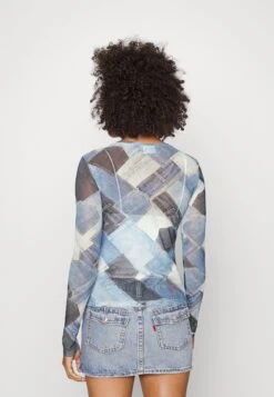 Noisy May Nmmissy Judith - T-Shirt À Manches Longues - Medium Blue Denim -Noisy May ea7c0697798e4463985f758d6da9737a