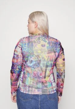 Nmcarrie Highneck - T-Shirt À Manches Longues - Festival Fuchsia/ -Noisy May ed2e6f257a774cfe8c881bc93685a084