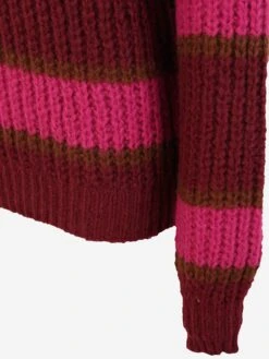 Noisy May Pulls Maille Fine Pull-over ADELE Femme Lie De Vin -Noisy May eebc47af9225113e0a289f1f528349e4