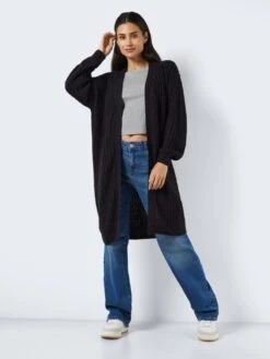 Noisy May Gilets Cardigan CHARLIE Femme Noir -Noisy May efa0b57a6fee8024dd02cc8ee047e2f2