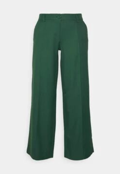 Noisy May Petite Nmpinola Wide Leg Pants - Pantalon Classique - Green -Noisy May feeed06dffe64ed09711bacd98f7d18f